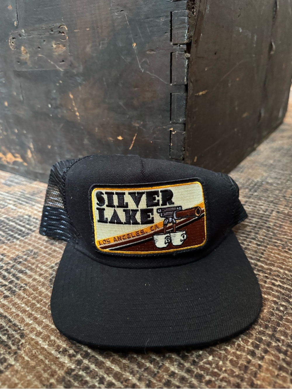 Silver Lake Black Trucker Hat - Silver Lake